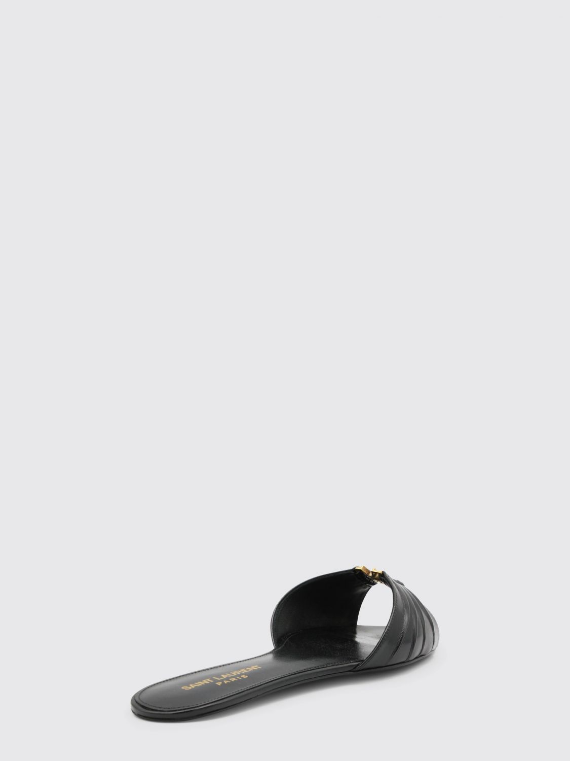 Saint Laurent Heeled Sandal Woman Black SAINT LAURENT
