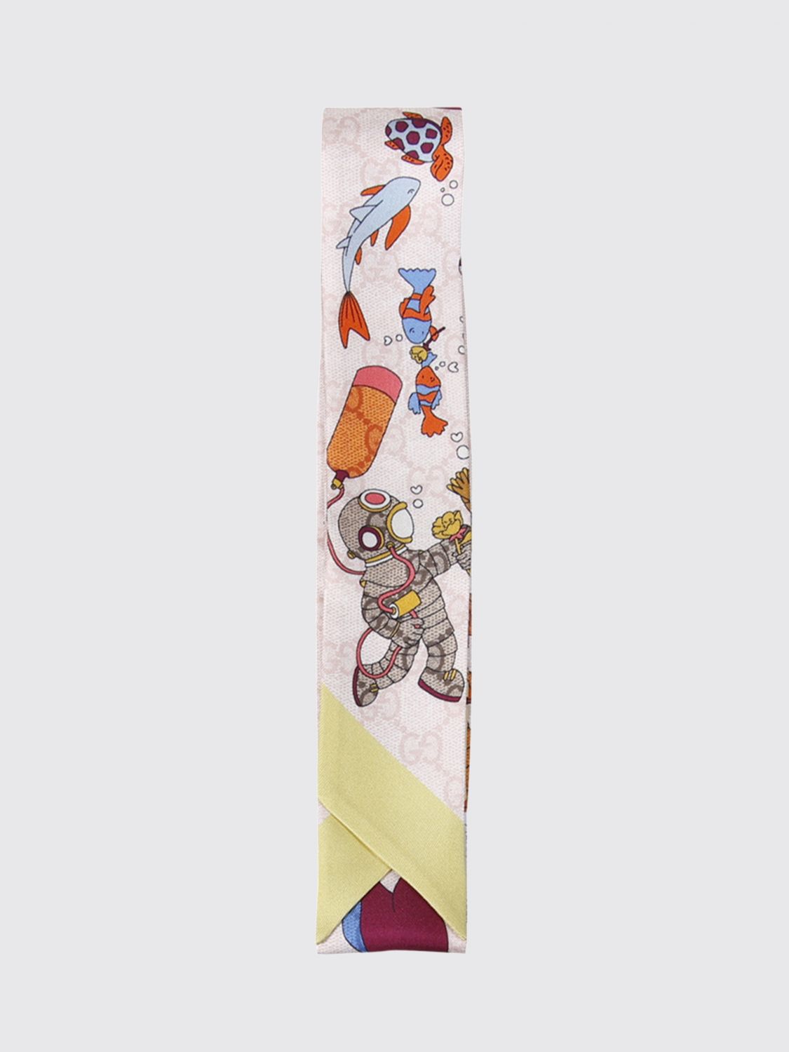 Gucci Neck Scarf Woman Pink GUCCI