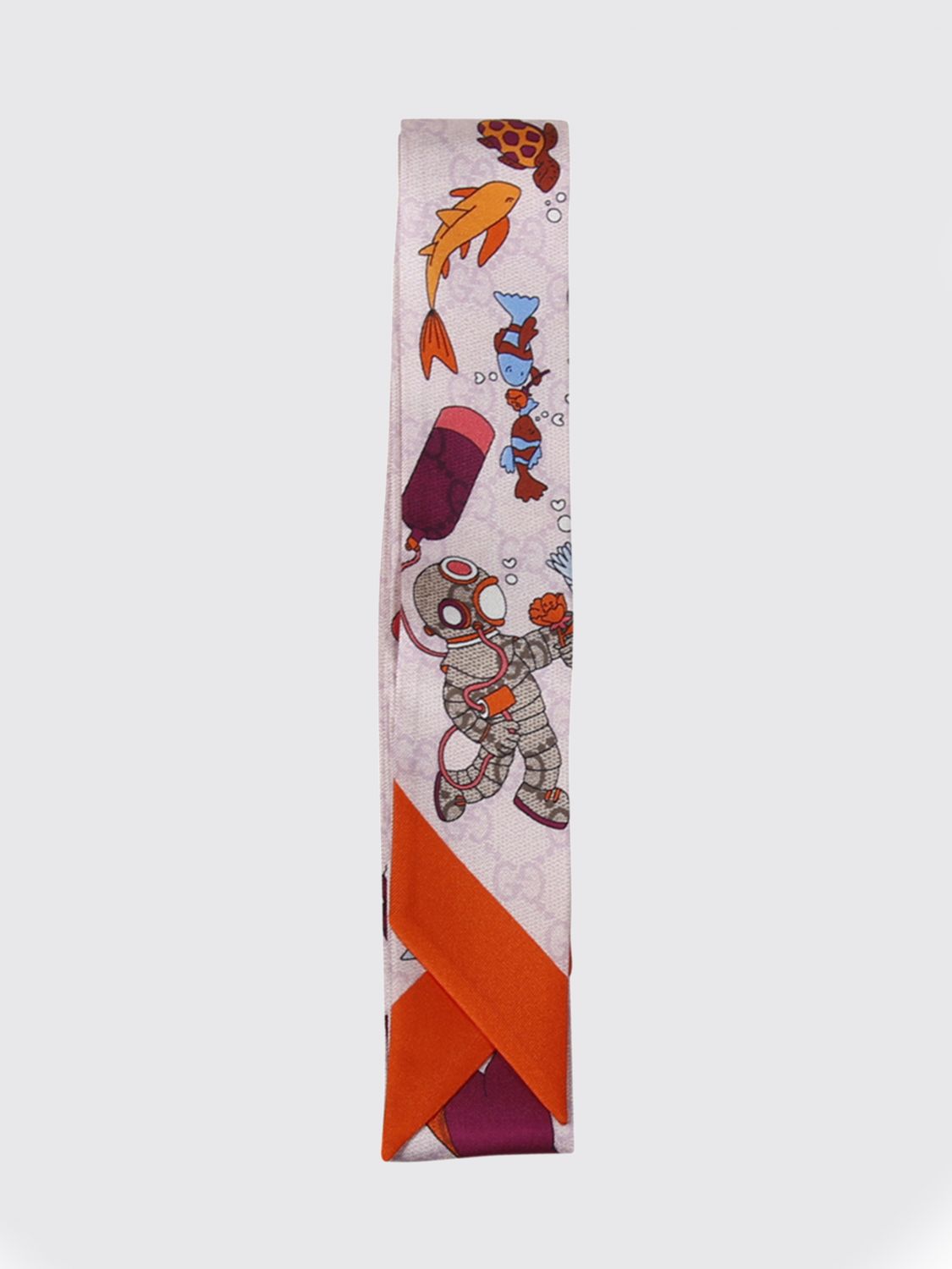 Gucci Neck Scarf Woman Dust GUCCI