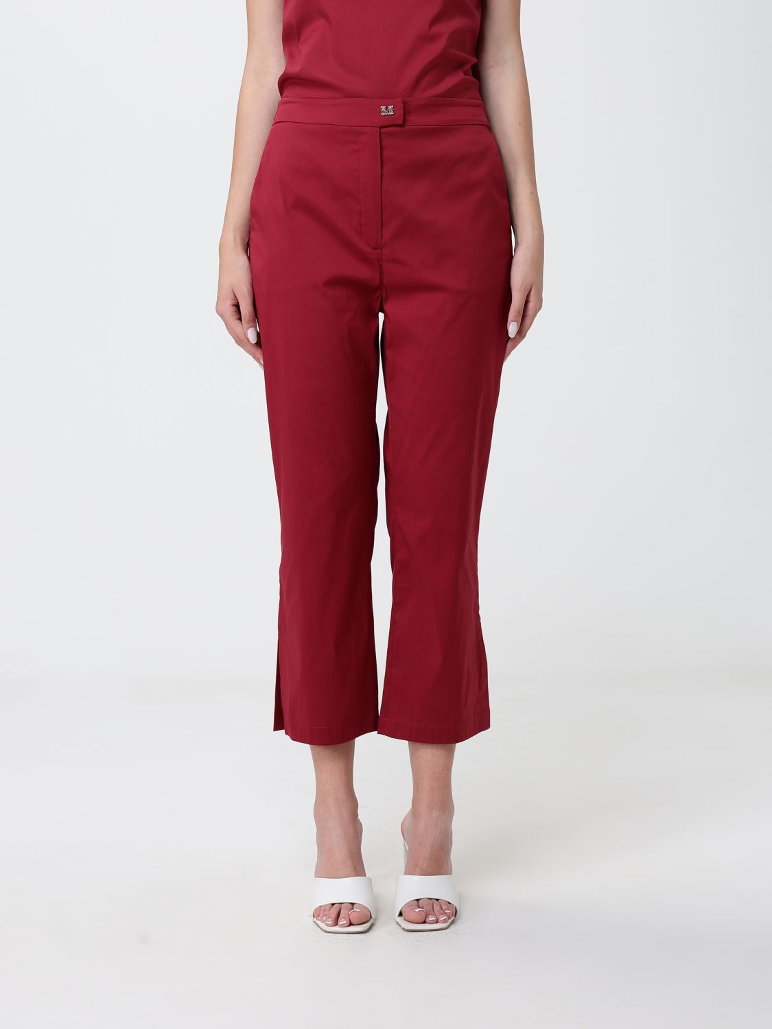 Max Mara Pants Woman Red MAX MARA