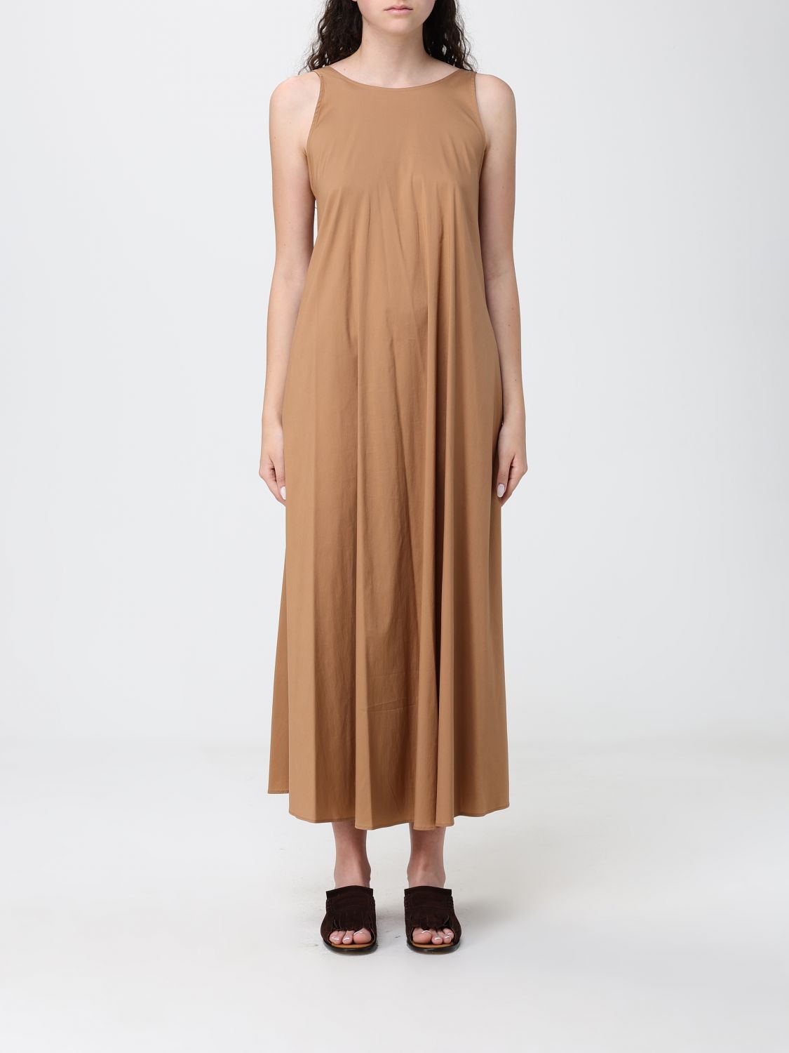 Max Mara Dress Woman Camel MAX MARA