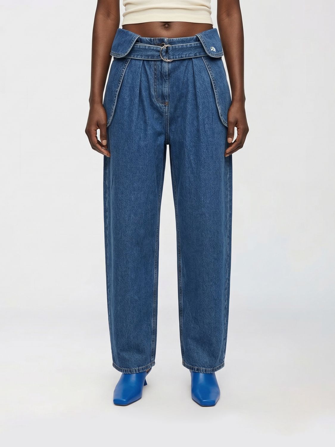 Loewe Jeans Woman Gnawed Blue LOEWE