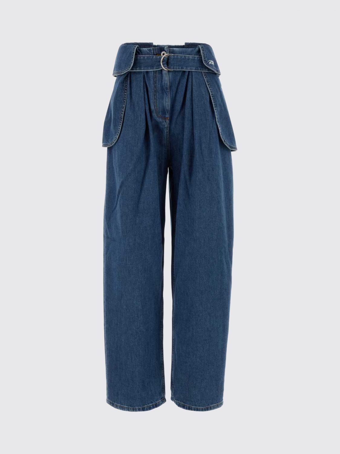 Loewe Jeans Woman Gnawed Blue LOEWE