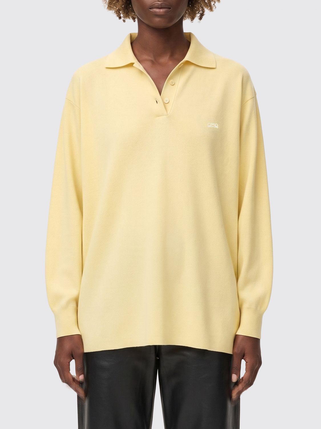 Loewe Polo Shirt Woman Yellow LOEWE