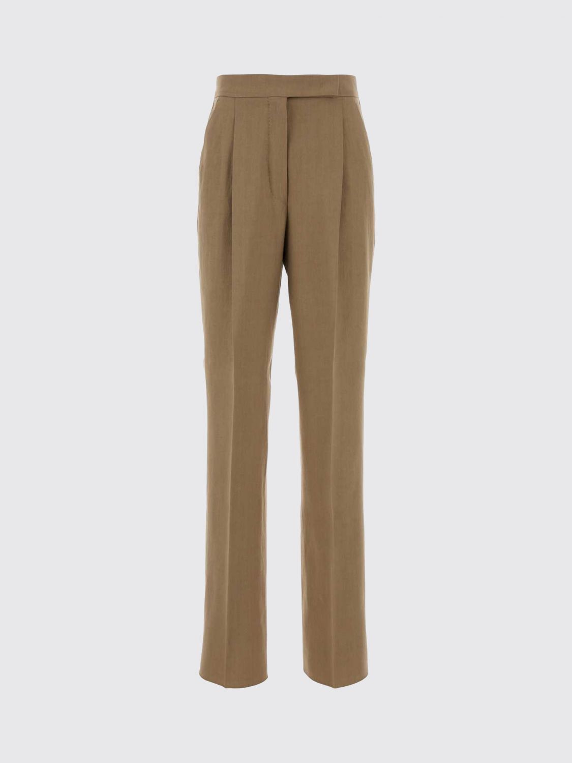 Max Mara Pants Woman Brown MAX MARA