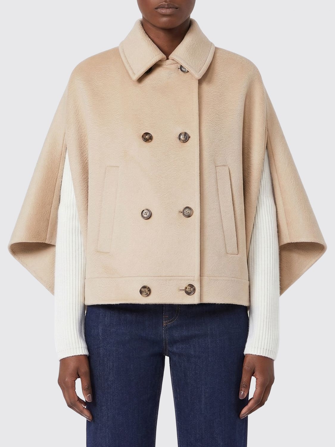 Max Mara Coat Woman Beige MAX MARA