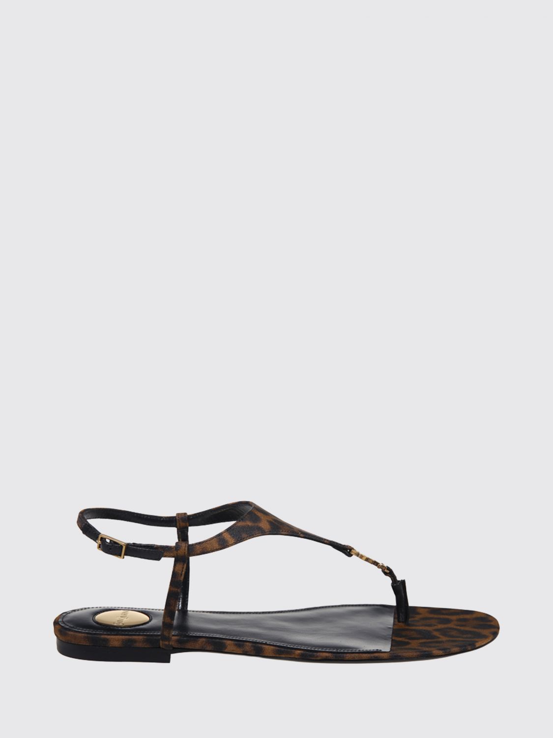Saint Laurent Heeled Sandal Woman Black SAINT LAURENT