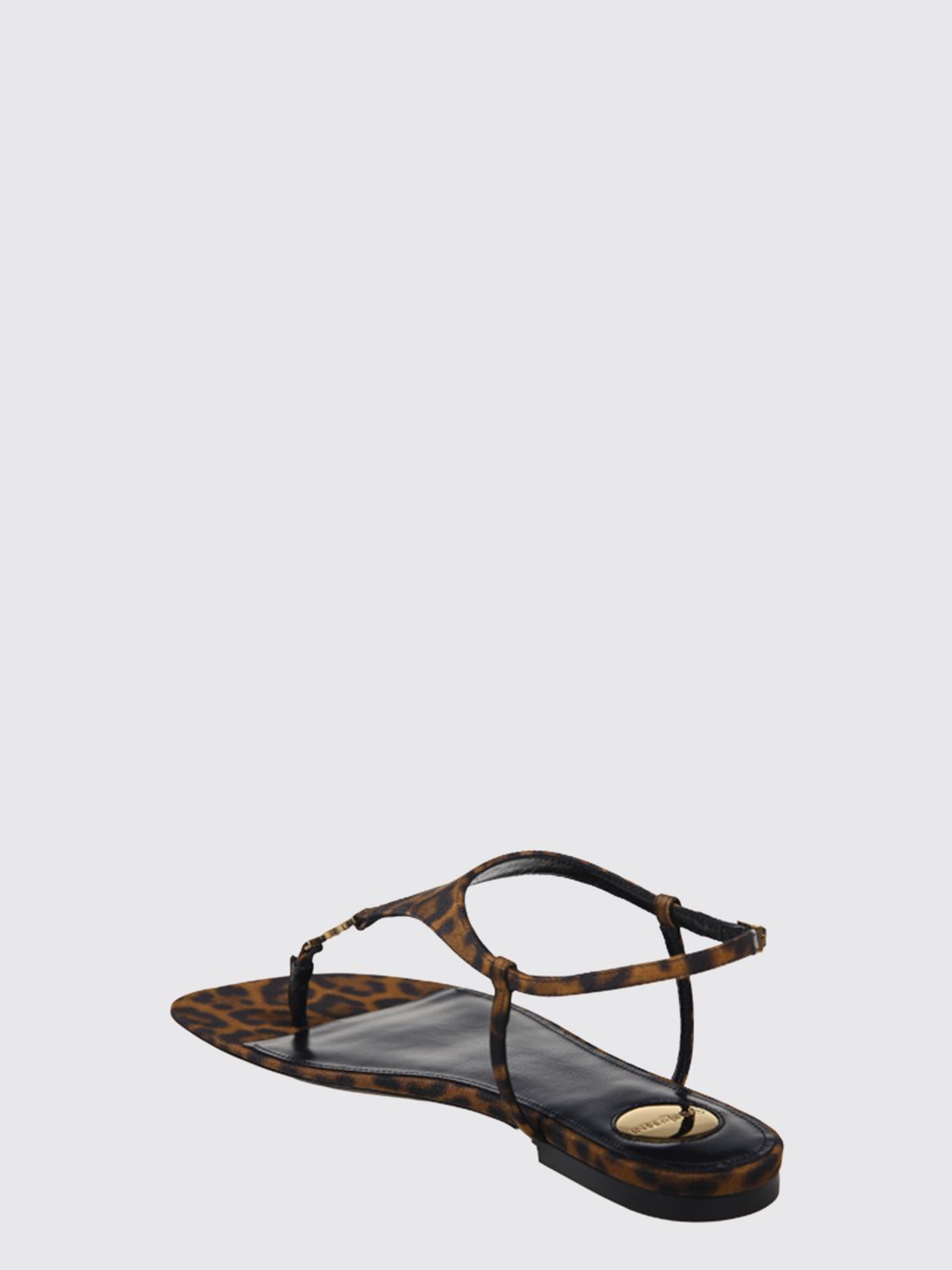 Saint Laurent Heeled Sandal Woman Black SAINT LAURENT
