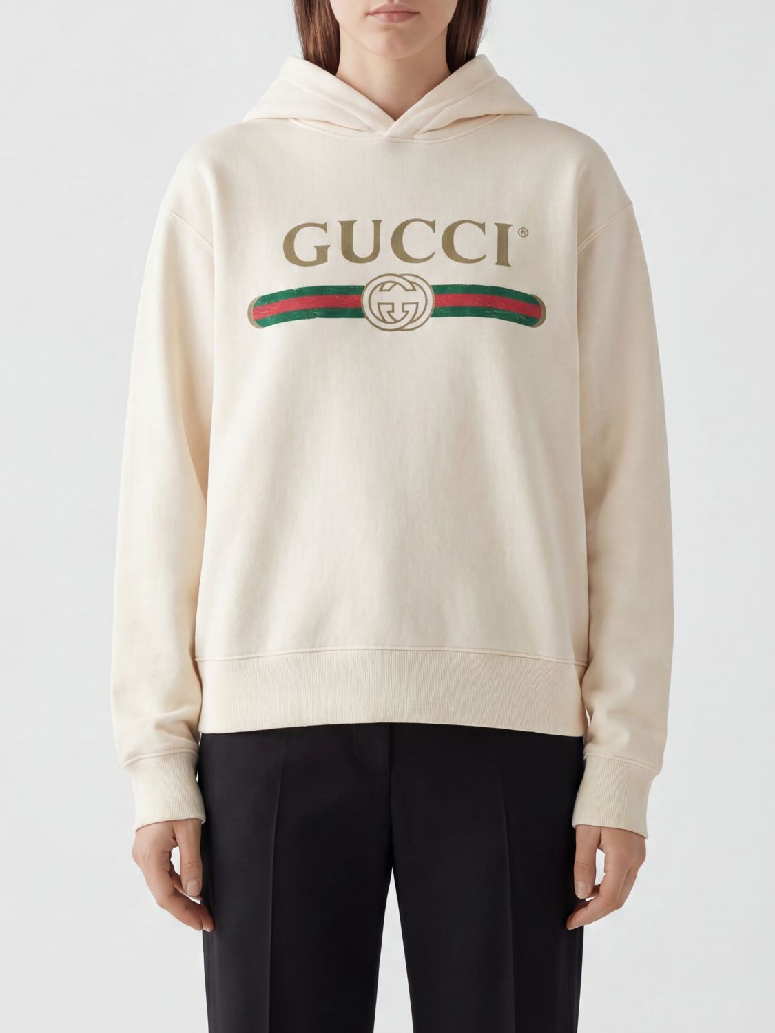 Gucci Sweatshirt Woman White GUCCI