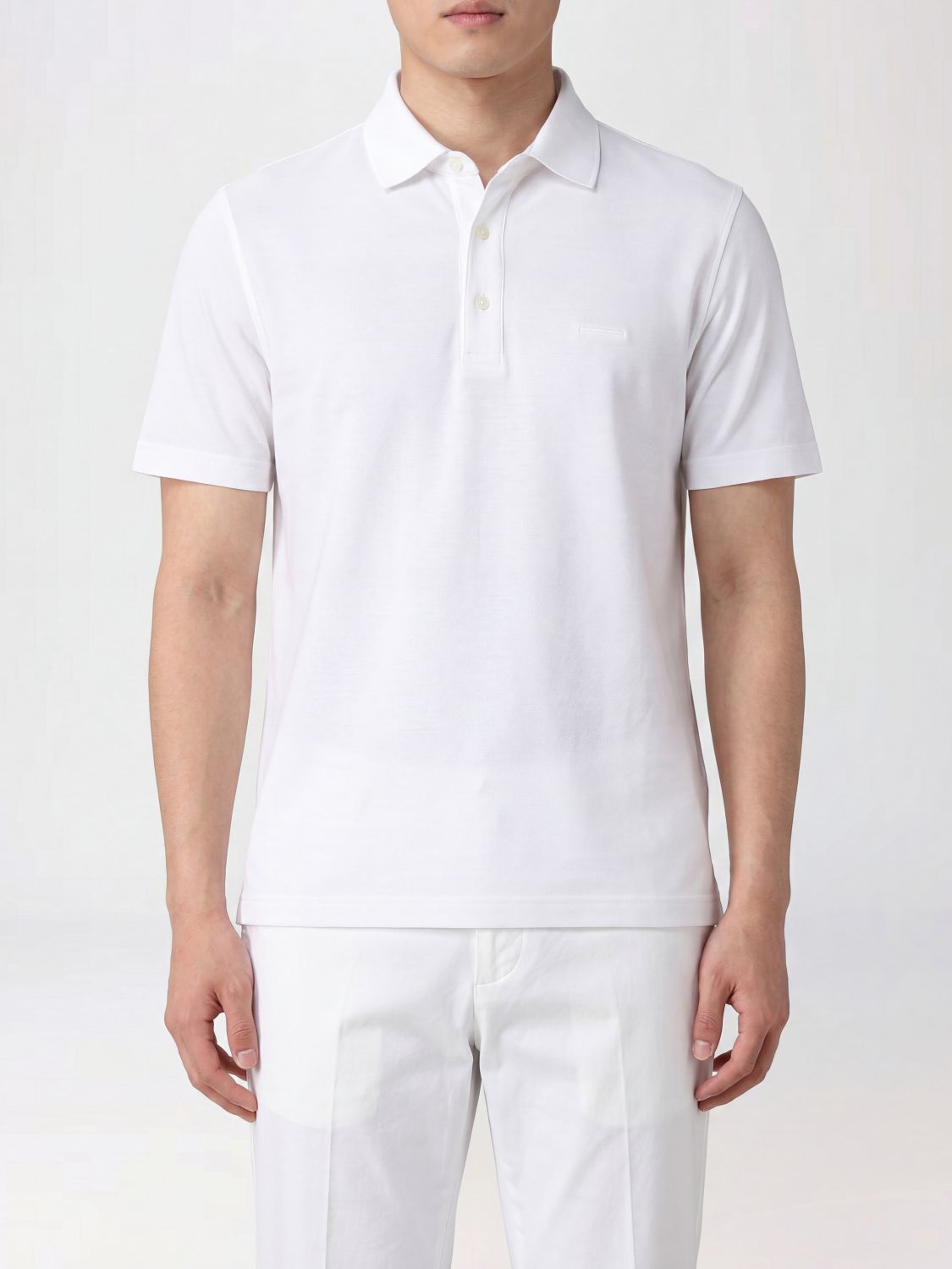 Zegna Polo Shirt Men White