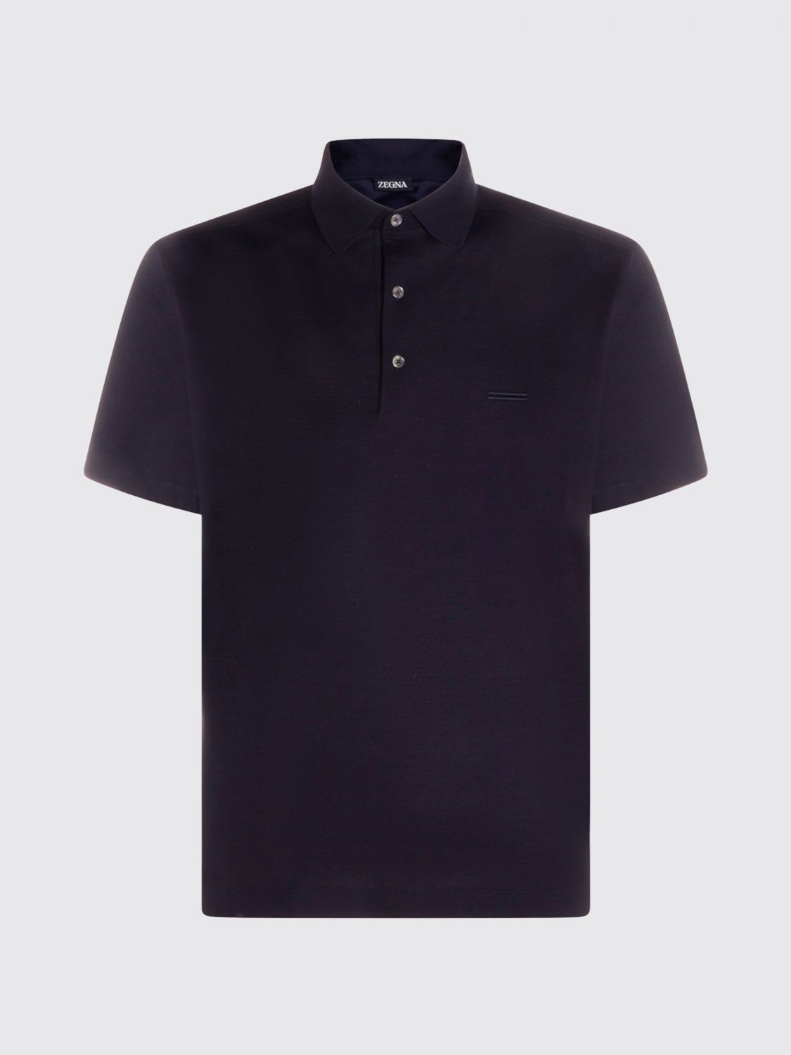 Zegna Polo Shirt Men Navy ZEGNA