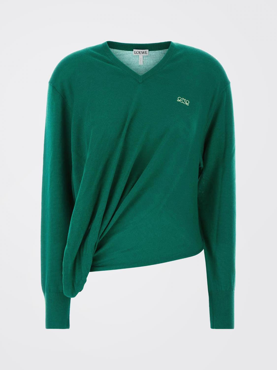 Loewe Sweater Woman Green LOEWE