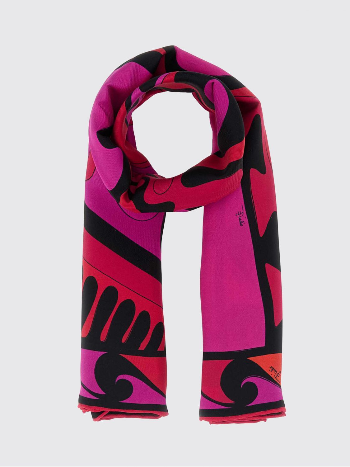 Pucci Neck Scarf Woman Fuchsia PUCCI