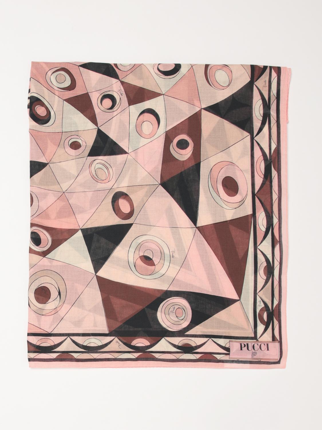 Pucci Neck Scarf Woman Nude PUCCI