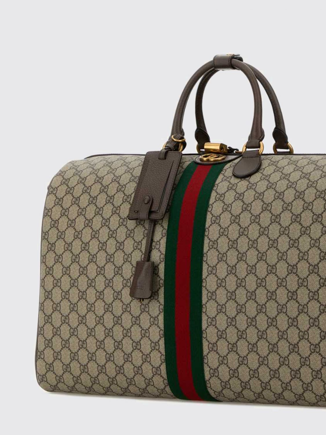 Gucci Travel Bag Men Beige GUCCI