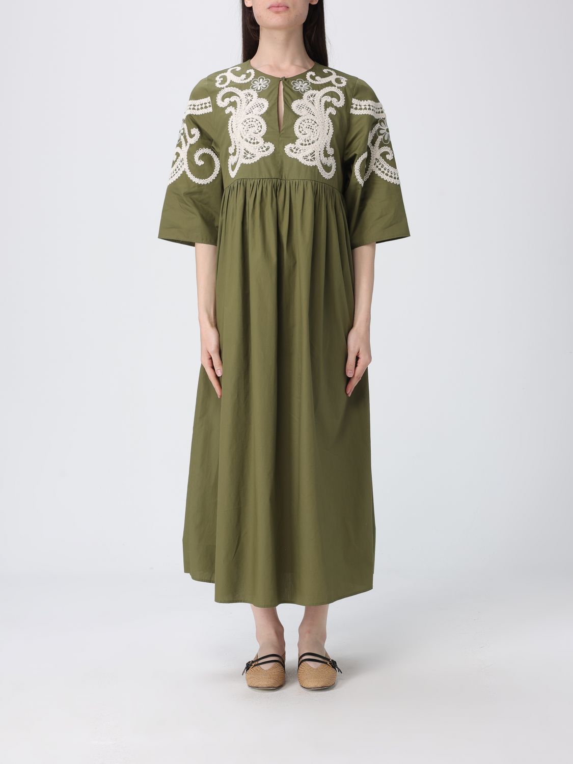 Weekend Max Mara Dress Woman Green WEEKEND MAX MARA