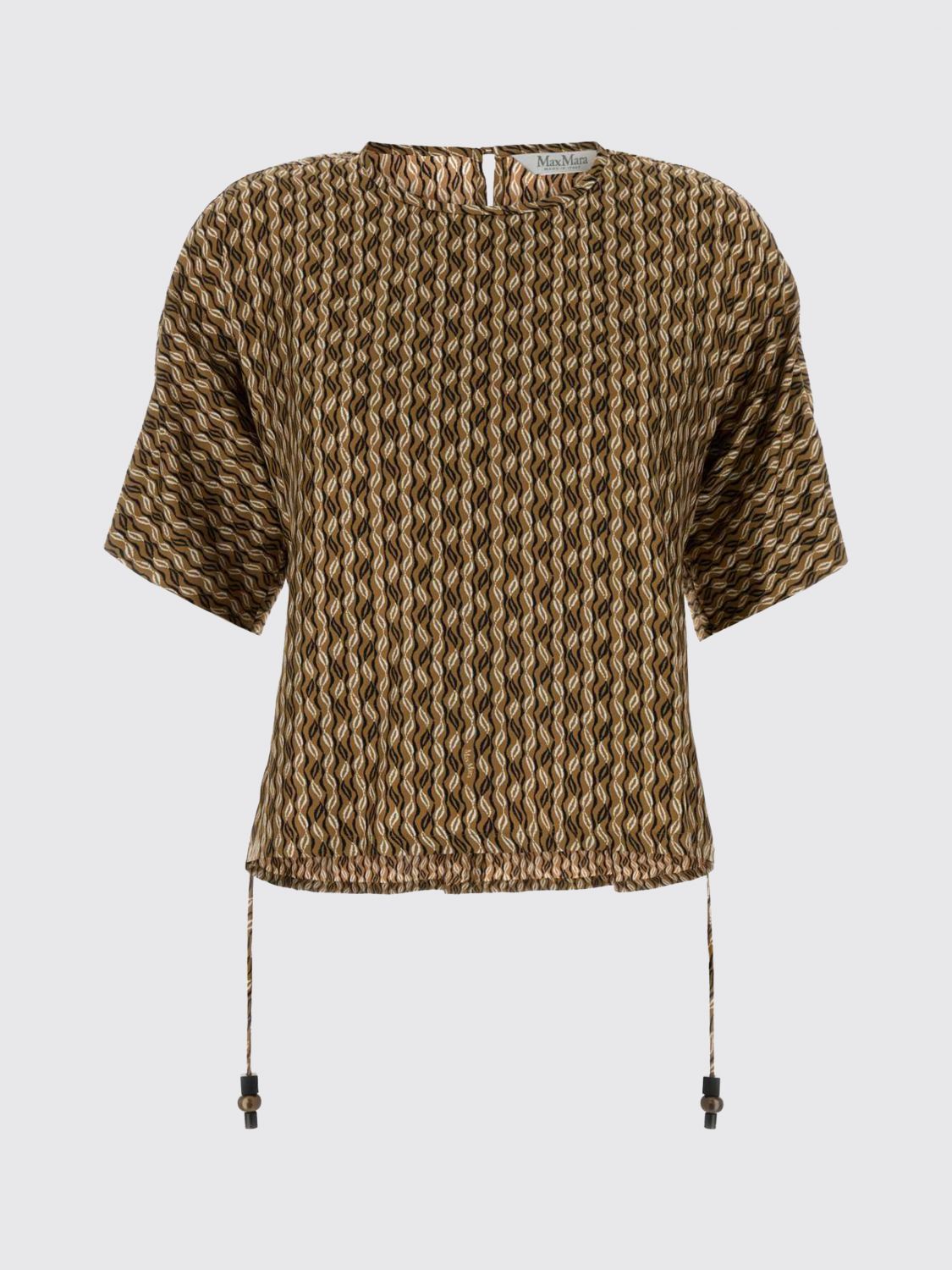 Max Mara Top Woman Brown MAX MARA