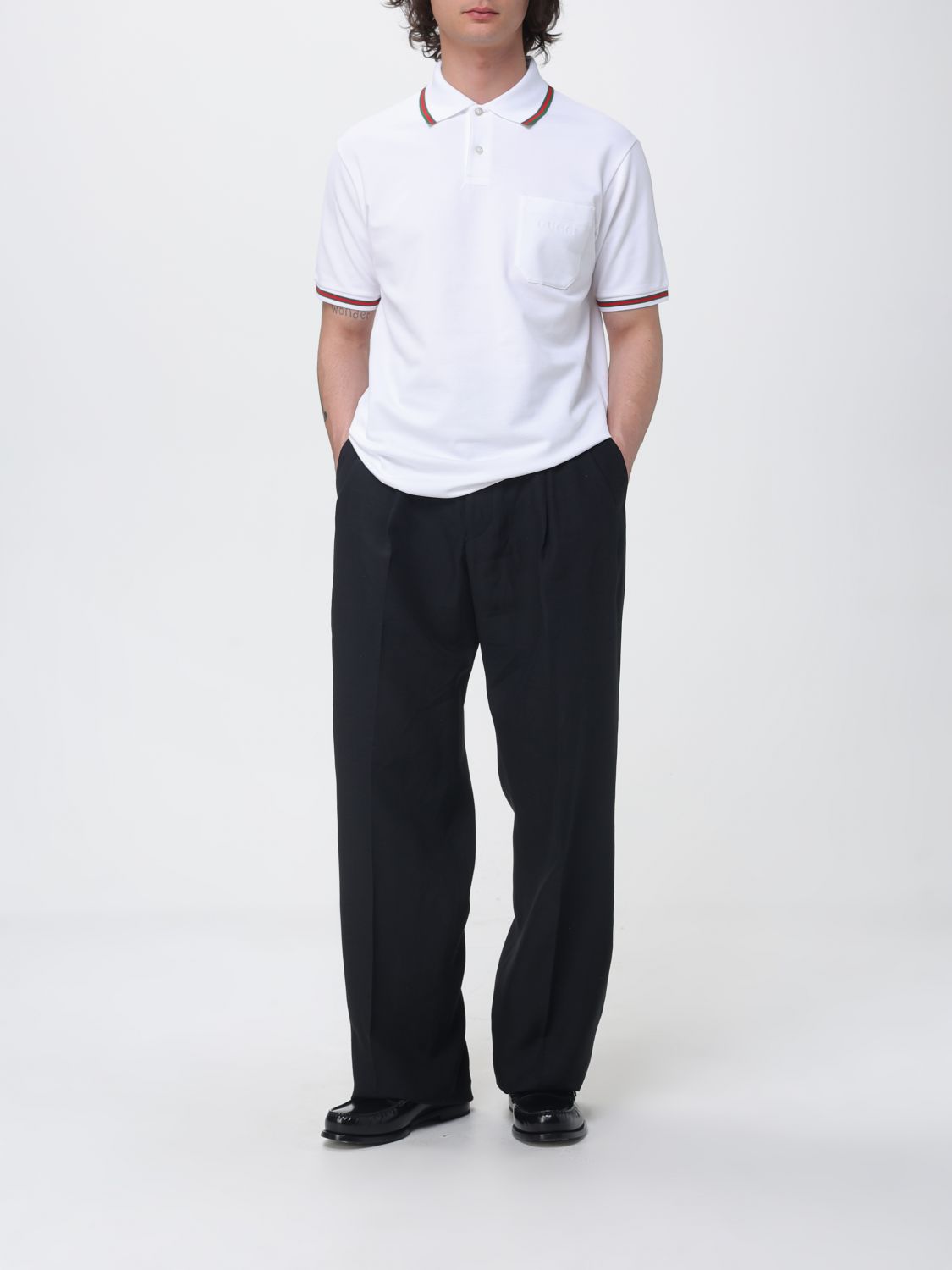 Gucci Polo Shirt Men White GUCCI