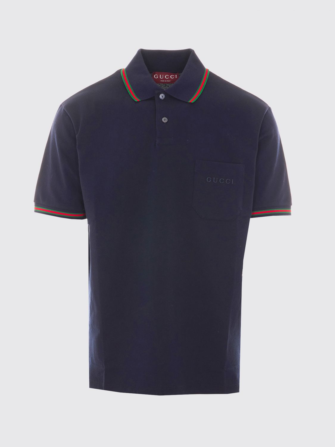 Gucci Polo Shirt Men Blue GUCCI