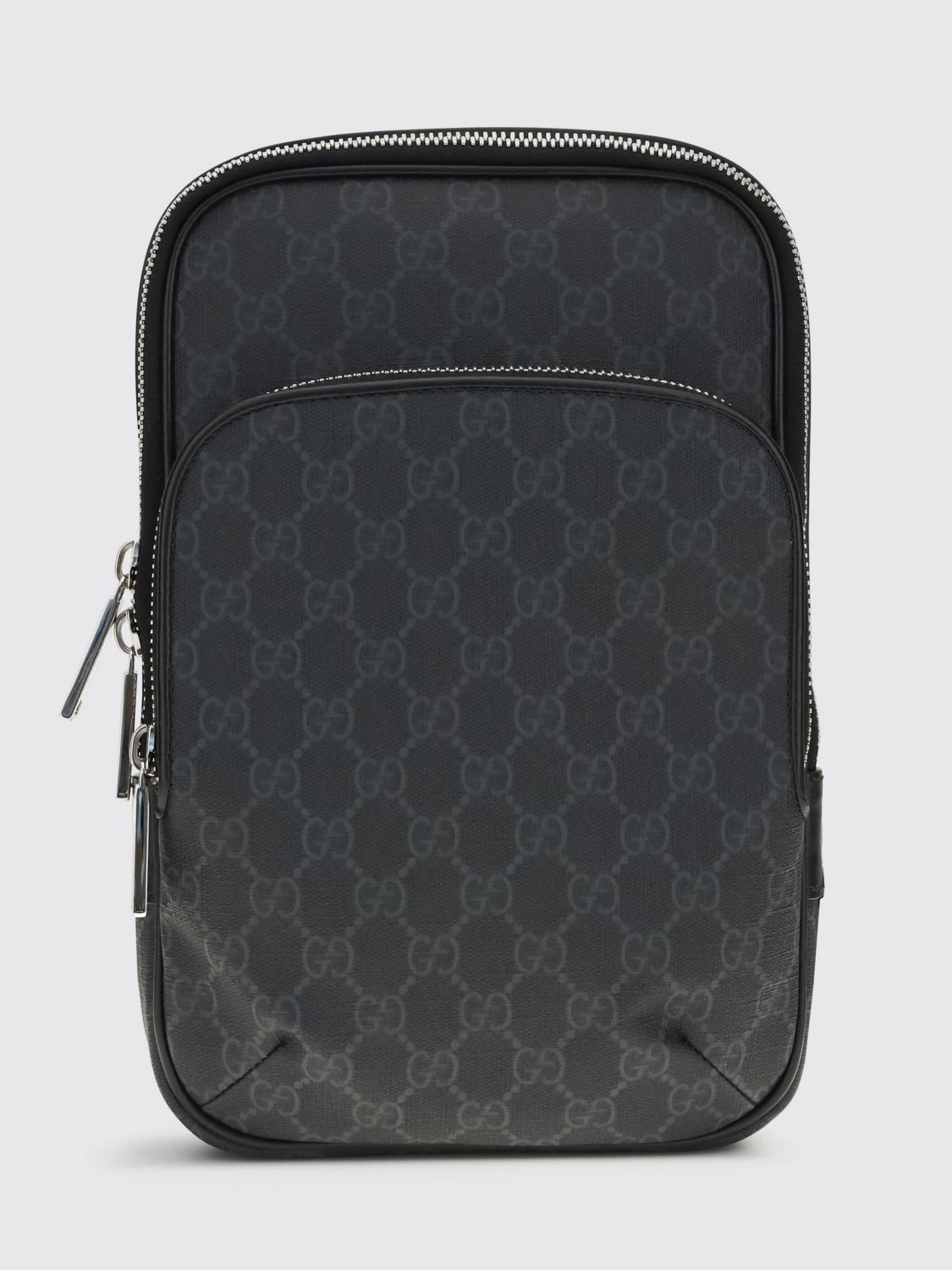 Gucci Shoulder Bag Men Black GUCCI