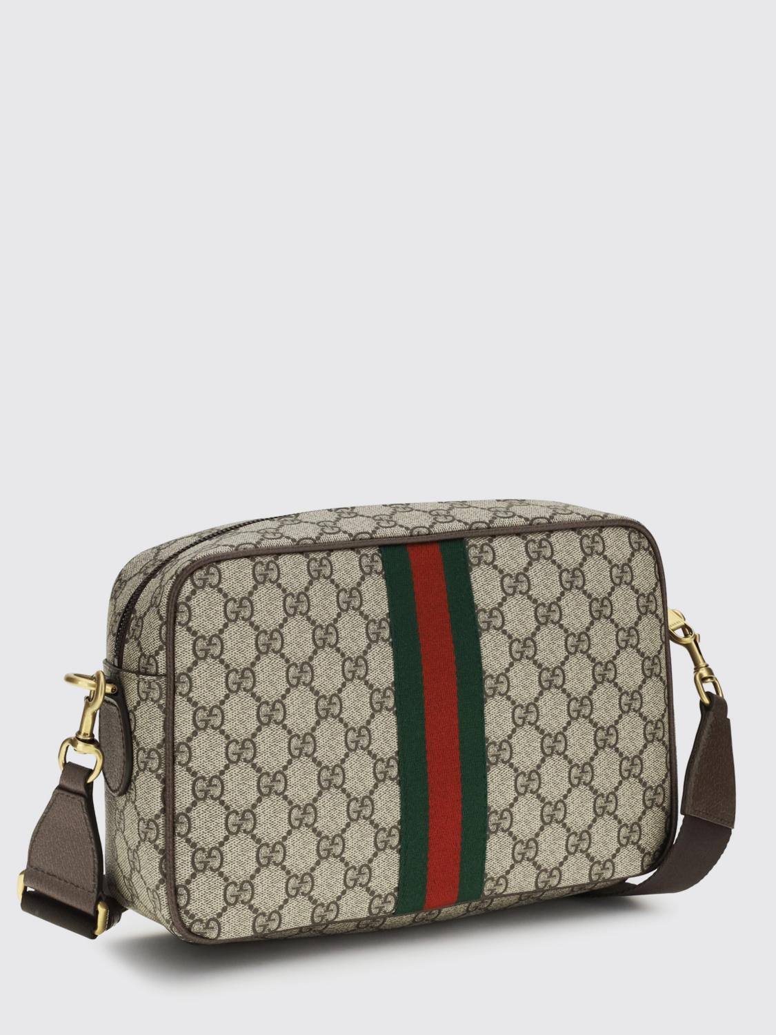 Gucci Shoulder Bag Men Beige GUCCI