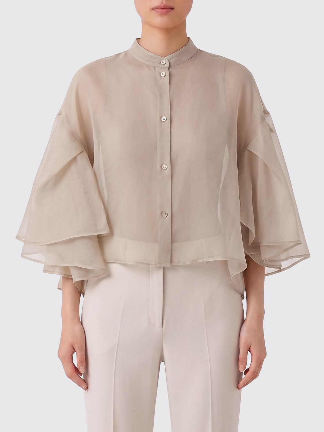 Max Mara Top Woman Beige MAX MARA