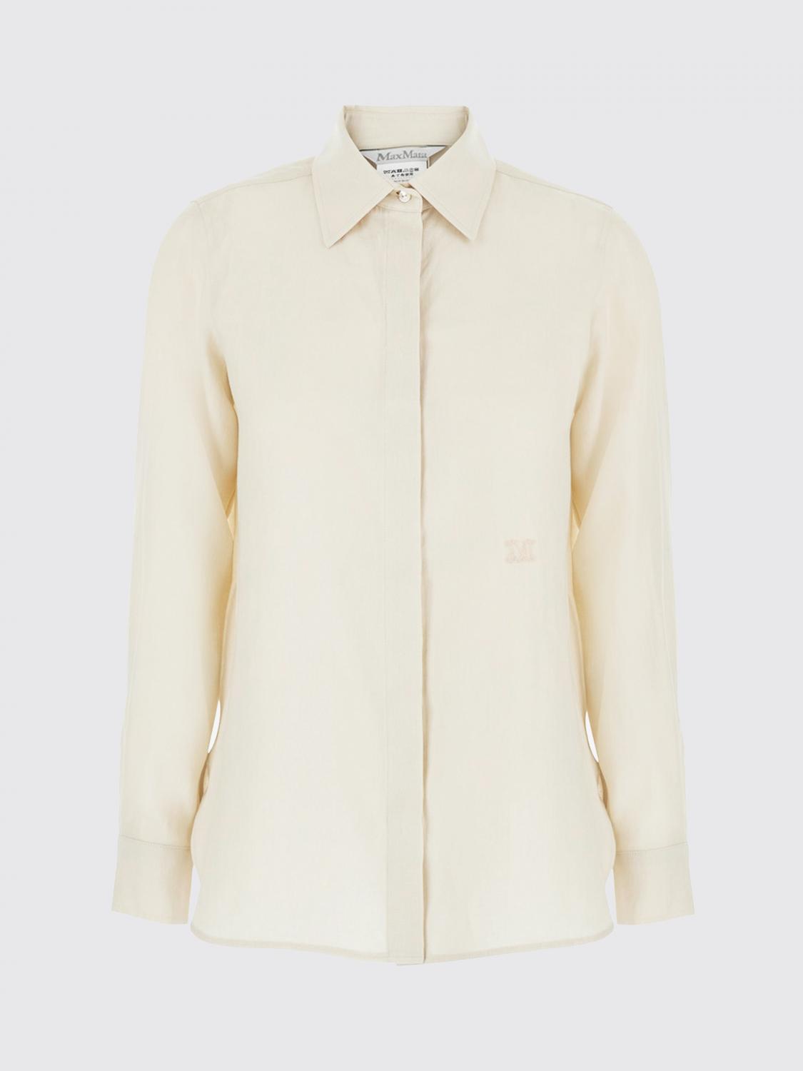 Max Mara Shirt Woman Beige MAX MARA