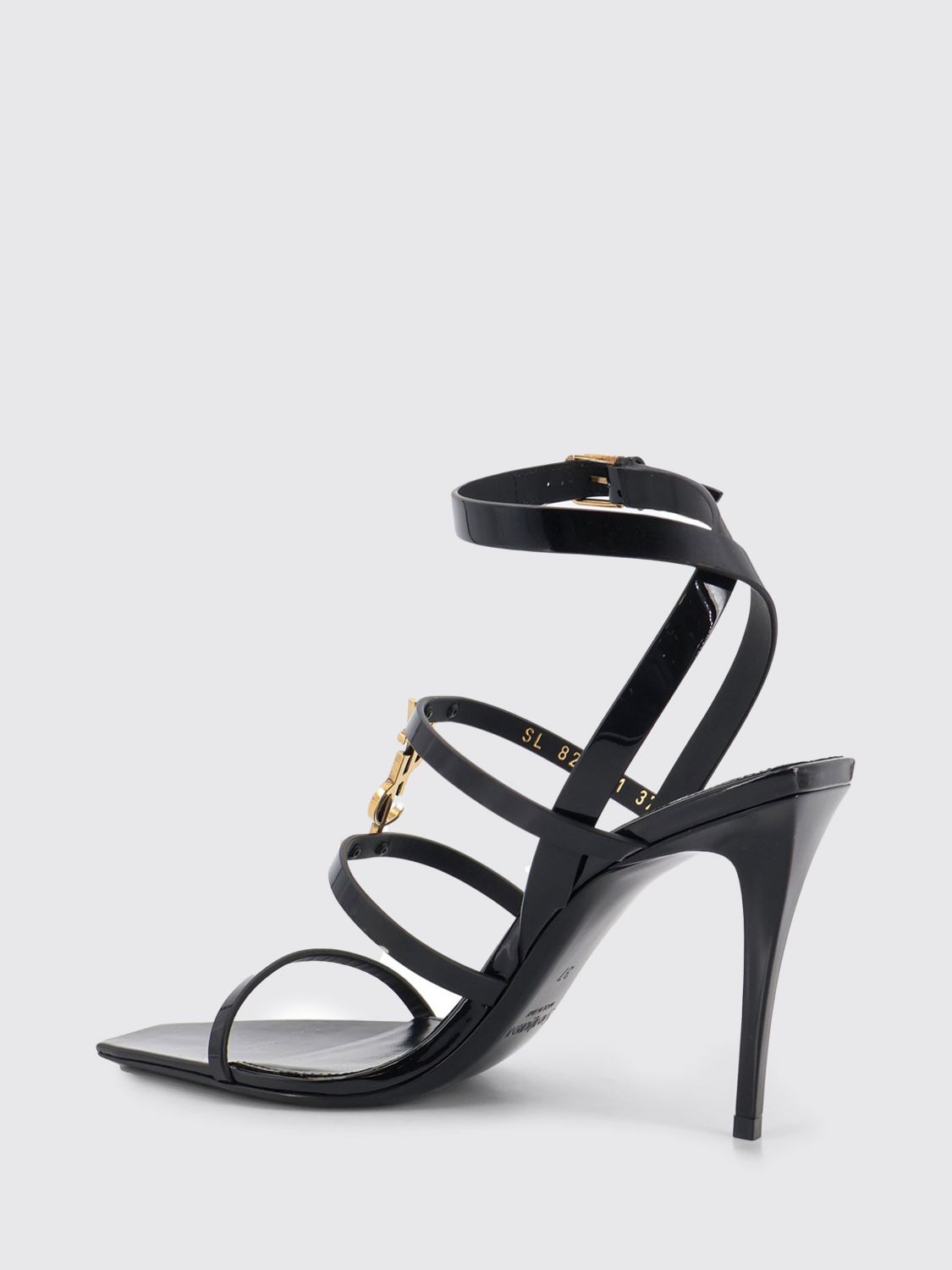 Saint Laurent Heeled Sandal Woman Black SAINT LAURENT