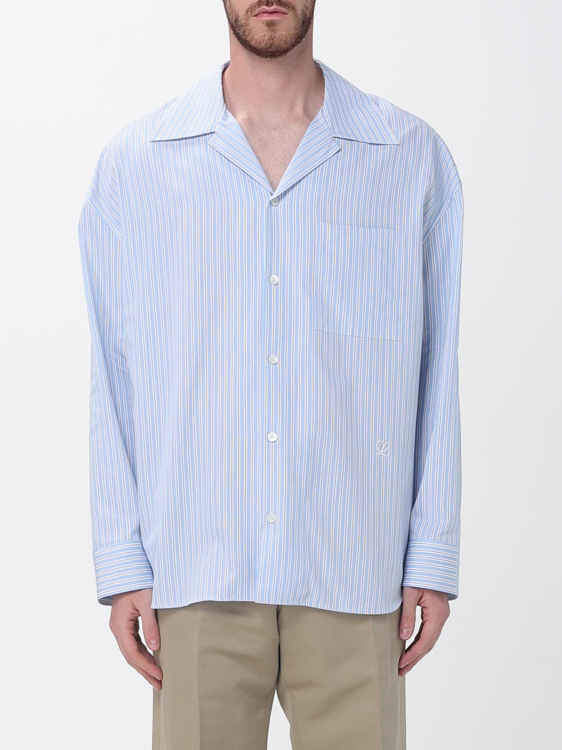 Loewe Shirt Men Gnawed Blue LOEWE