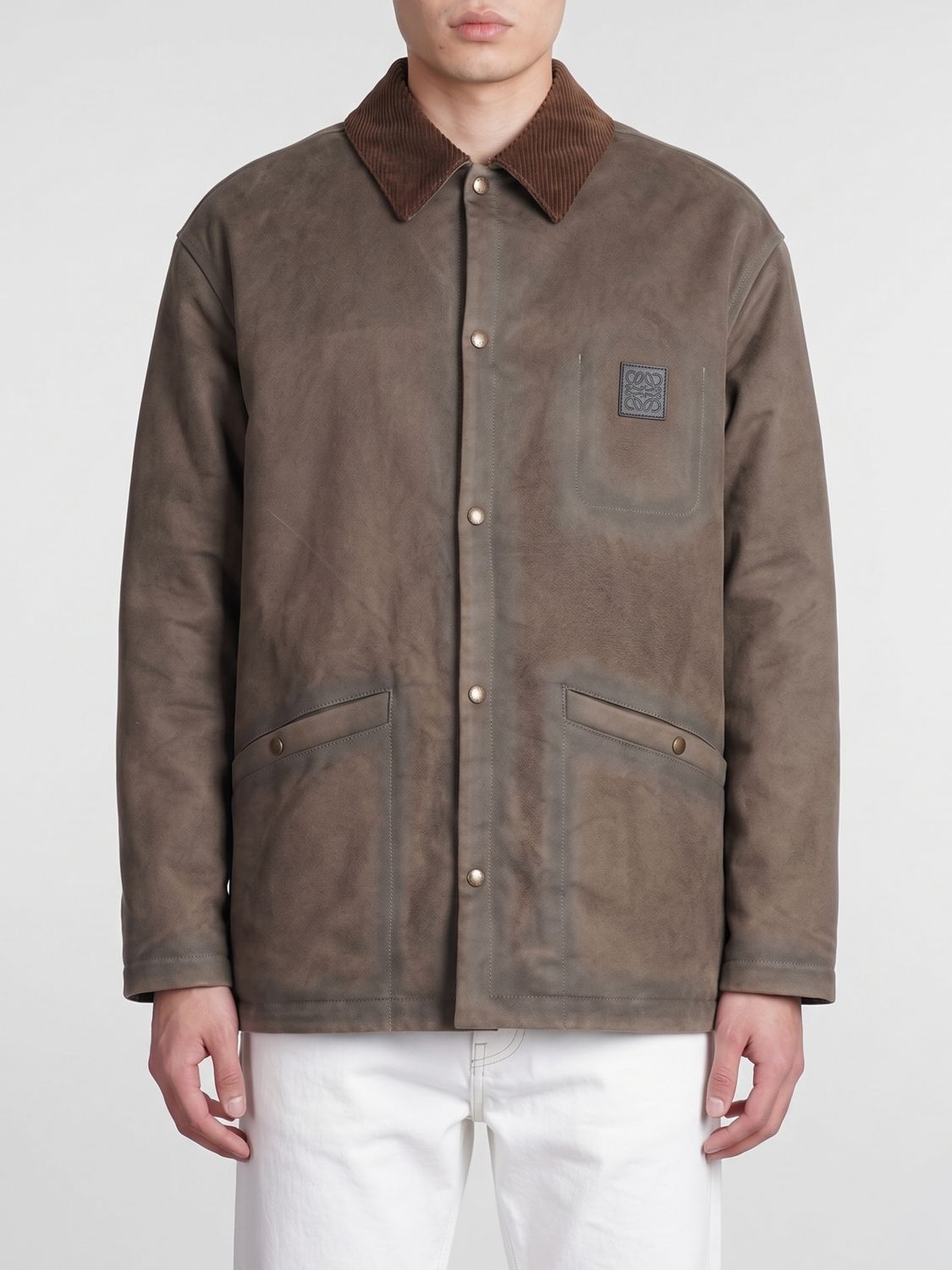 Loewe Jacket Men Brown LOEWE