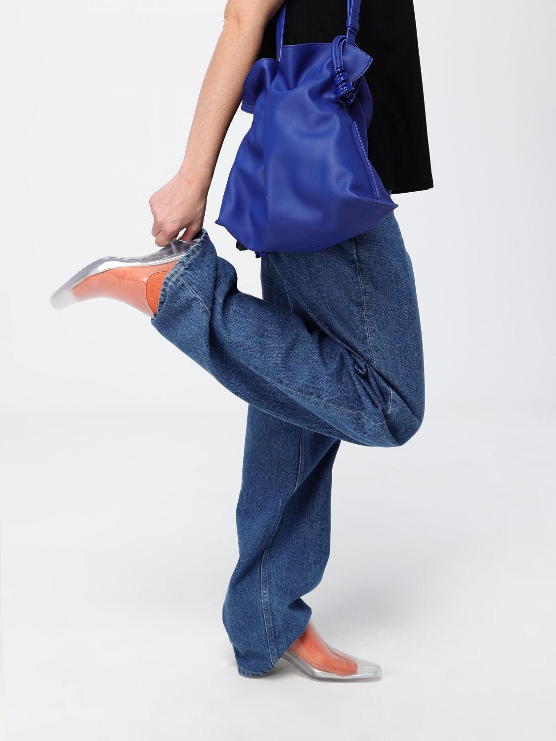 Loewe Clutch Woman Blue LOEWE