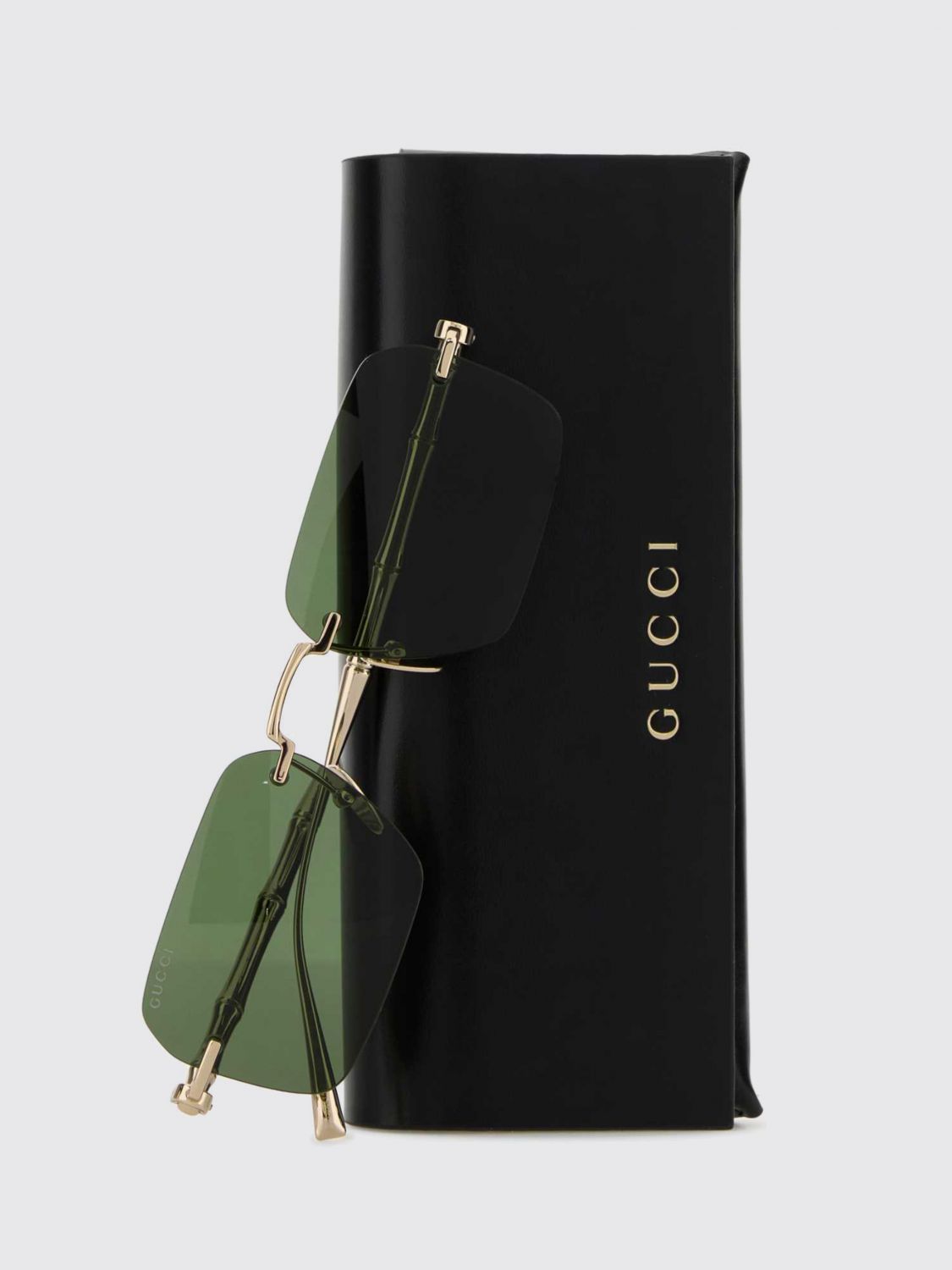 Gucci Sunglasses Woman Gold GUCCI