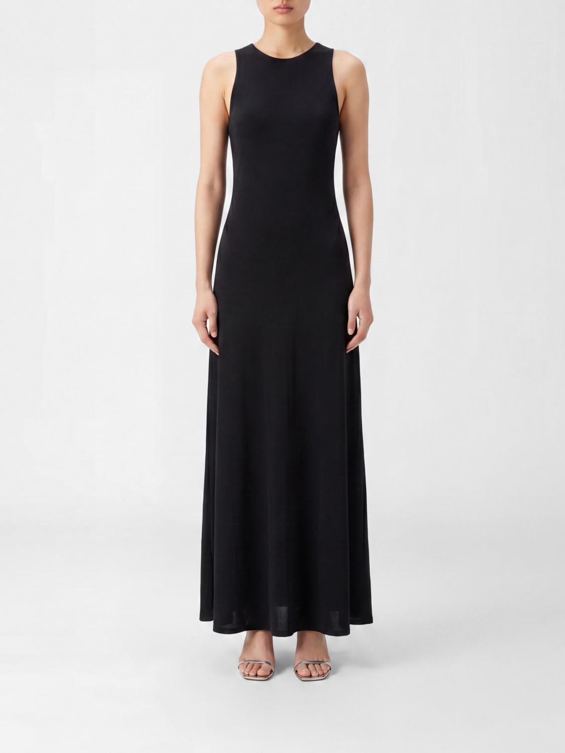Saint Laurent Dress Woman Black SAINT LAURENT