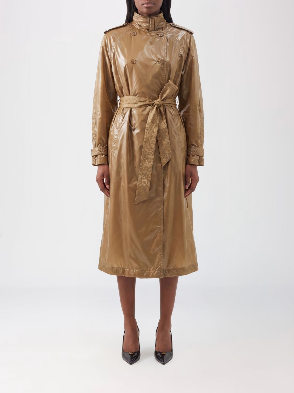 Saint Laurent Jacket Woman Brown SAINT LAURENT