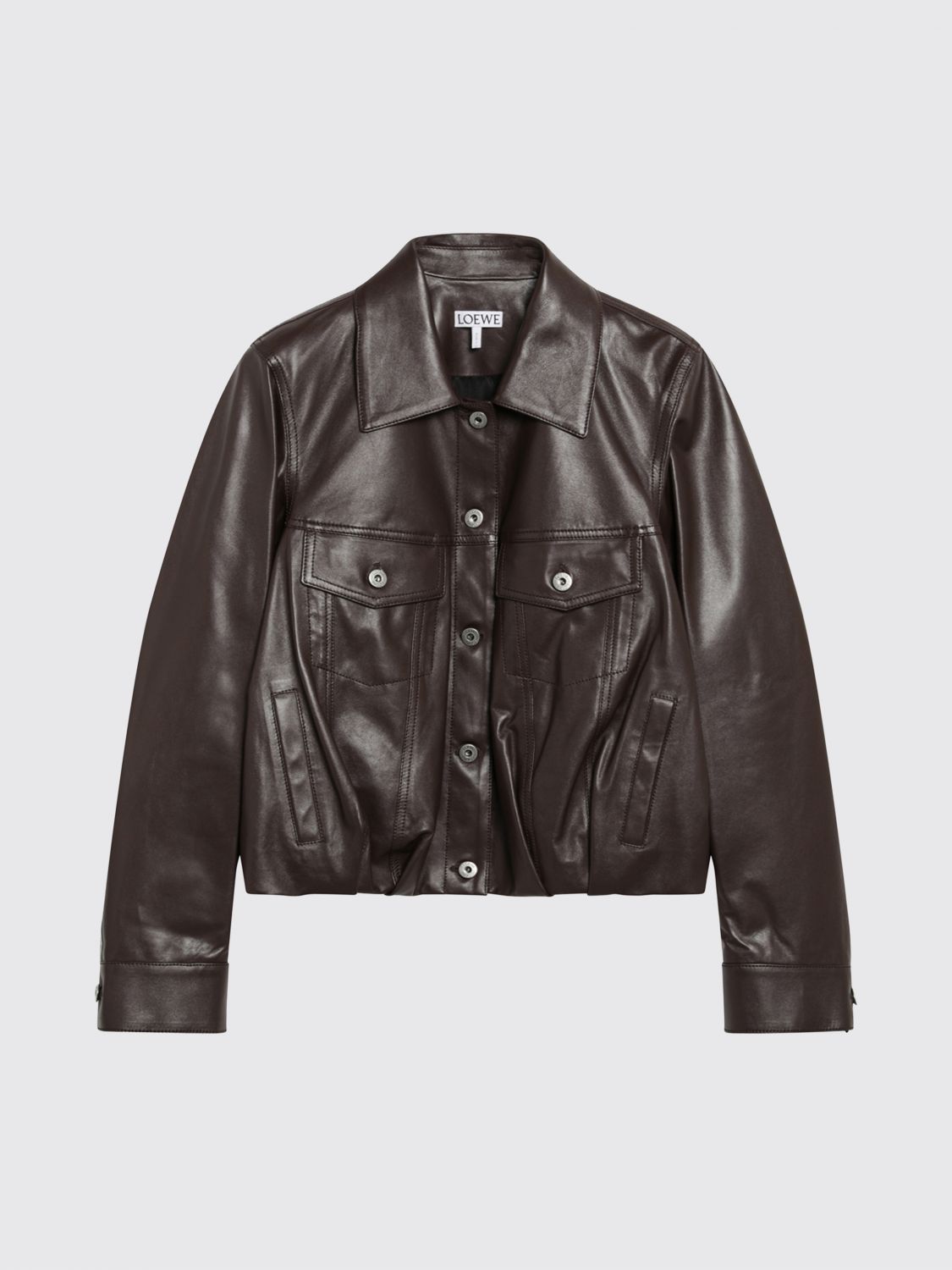 Loewe Jacket Woman Brown LOEWE