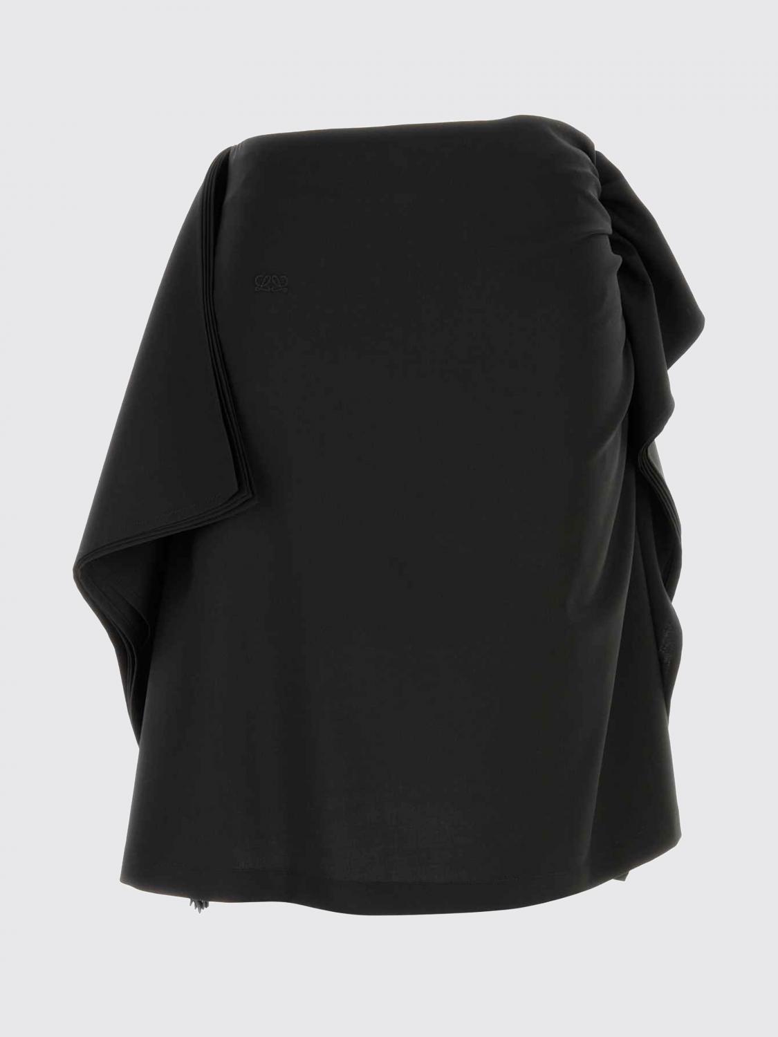 Loewe Skirt Woman Black LOEWE