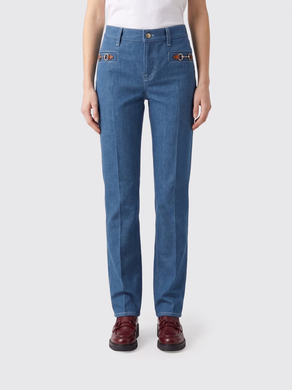 Gucci Jeans Woman Blue GUCCI