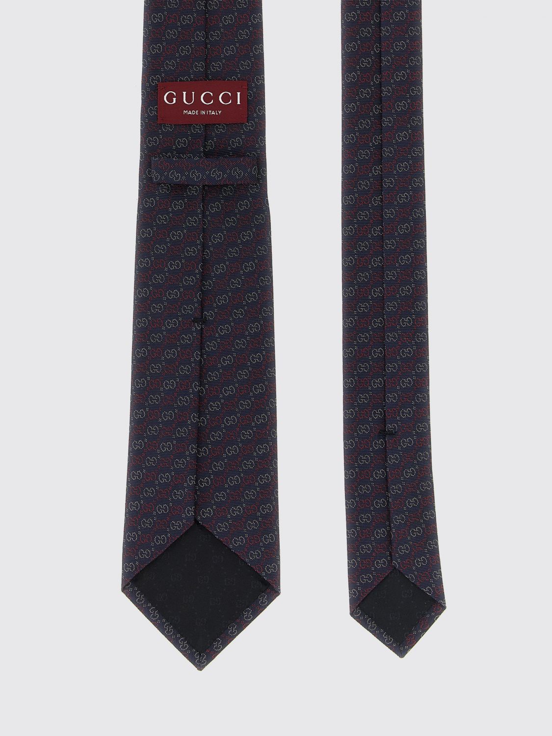 Gucci Tie Men Blue GUCCI