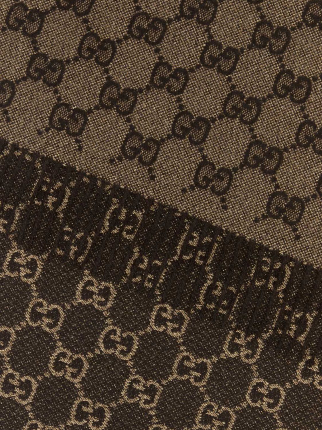 Gucci Scarf Woman Brown GUCCI