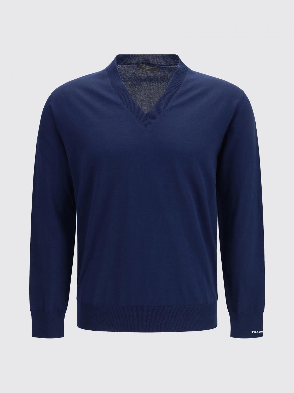 Prada Sweater Men Blue