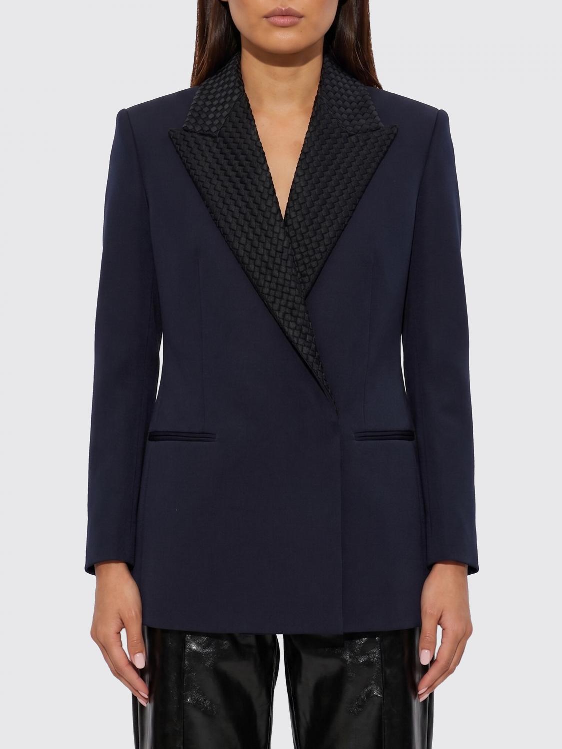 Bottega Veneta Jacket Woman Blue BOTTEGA VENETA