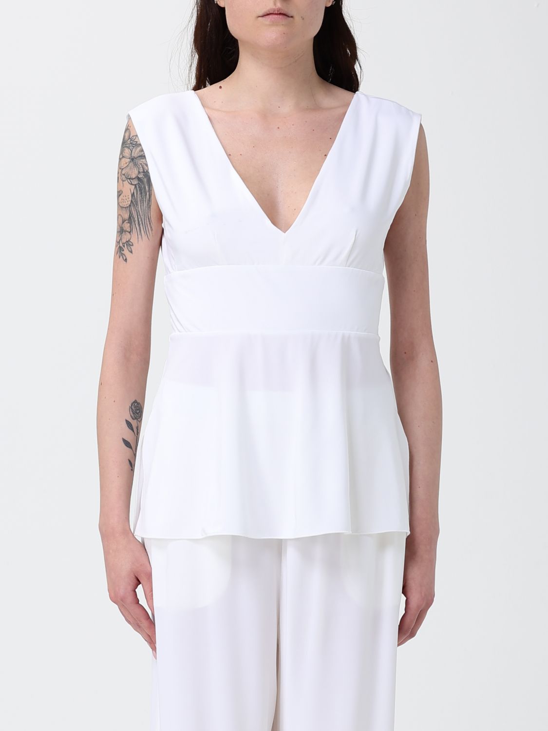Max Mara Top Woman White MAX MARA