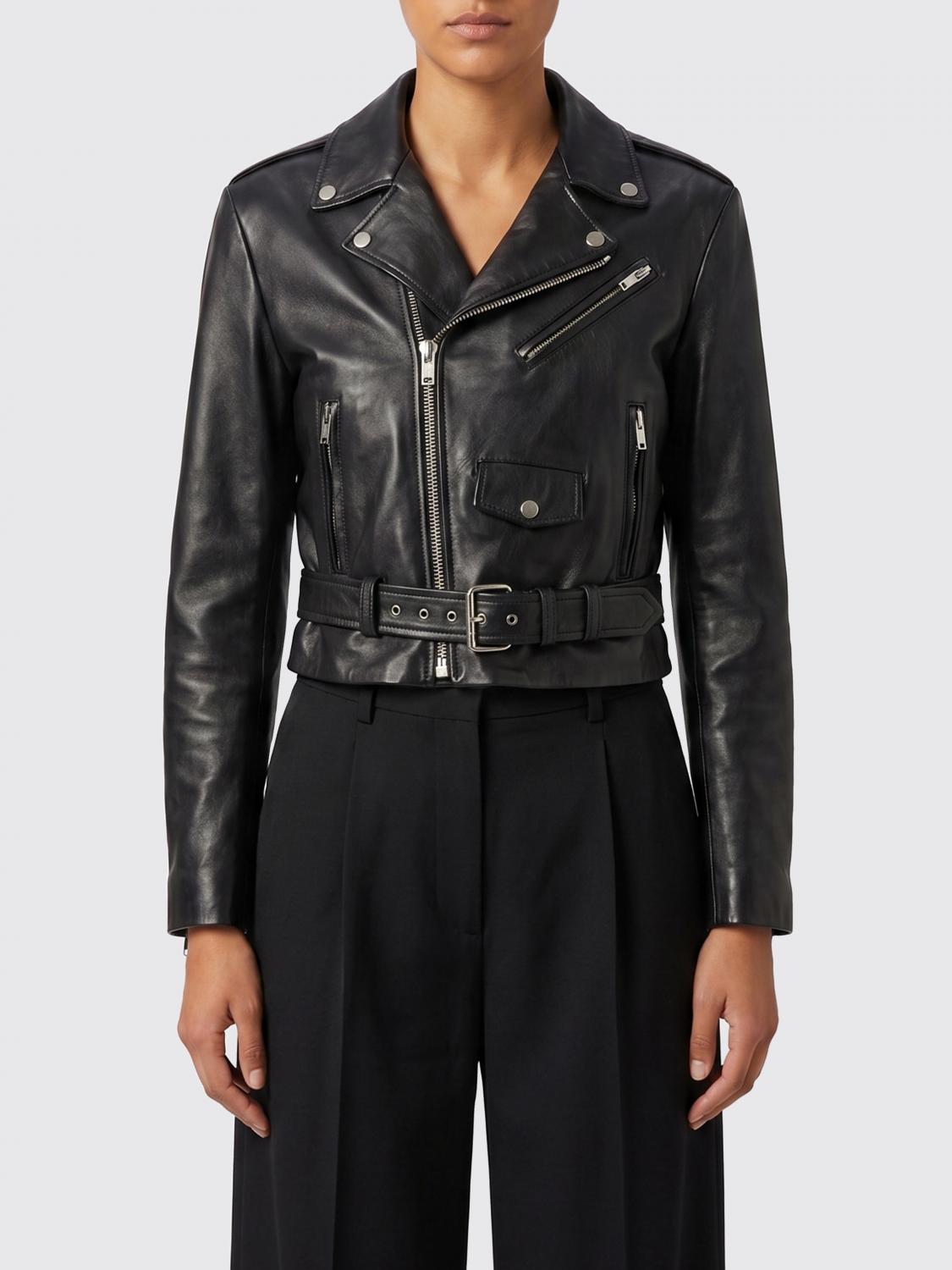 Saint Laurent Jacket Woman Black SAINT LAURENT