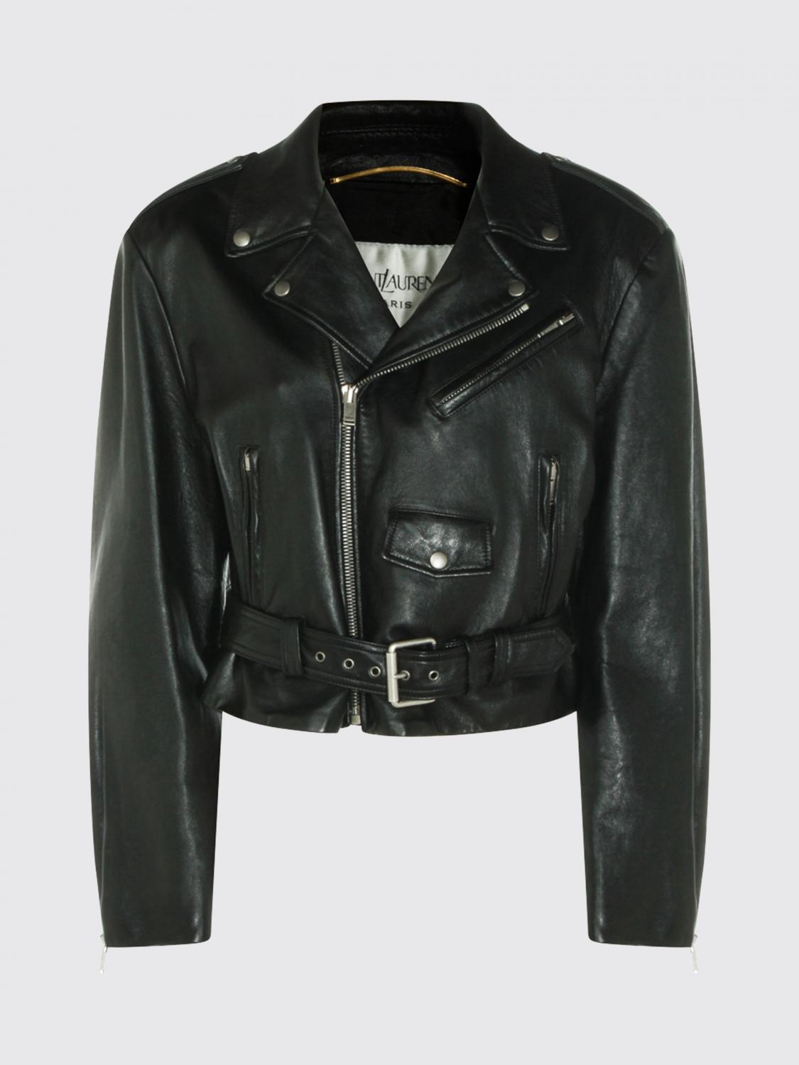 Saint Laurent Jacket Woman Black SAINT LAURENT
