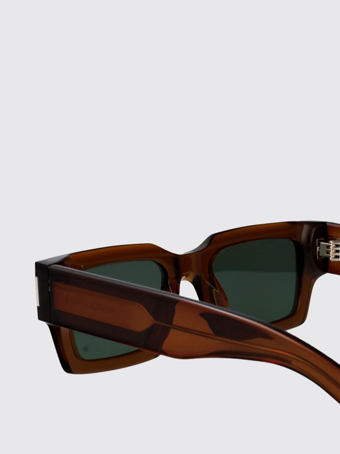 Saint Laurent Sunglasses Men Brown SAINT LAURENT