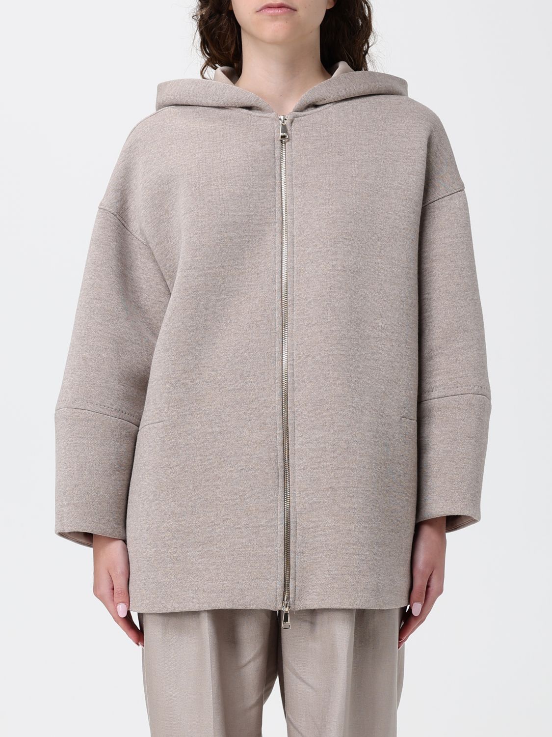 Max Mara Sweatshirt Woman Beige MAX MARA