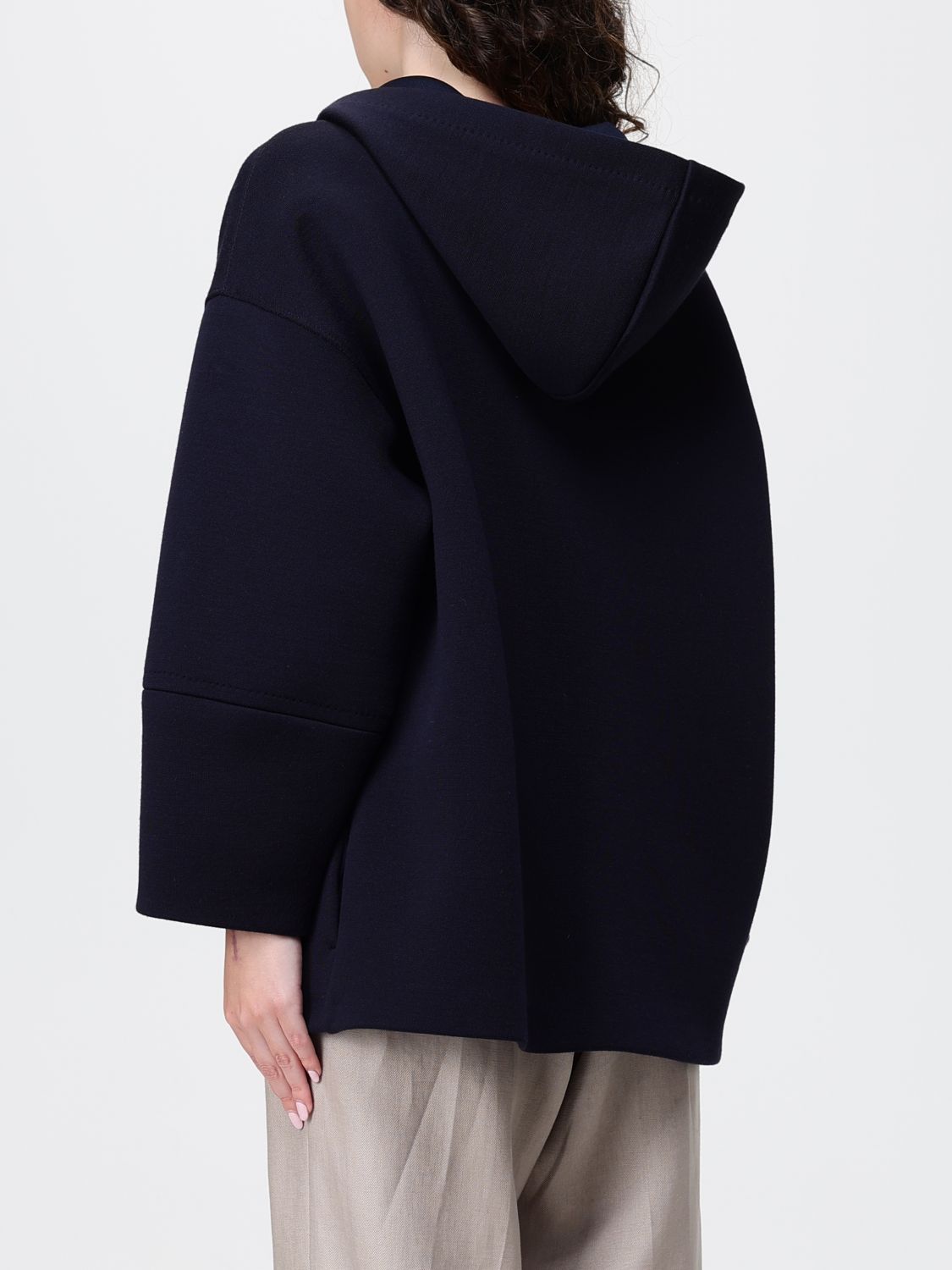 Max Mara Sweatshirt Woman Blue 1 MAX MARA