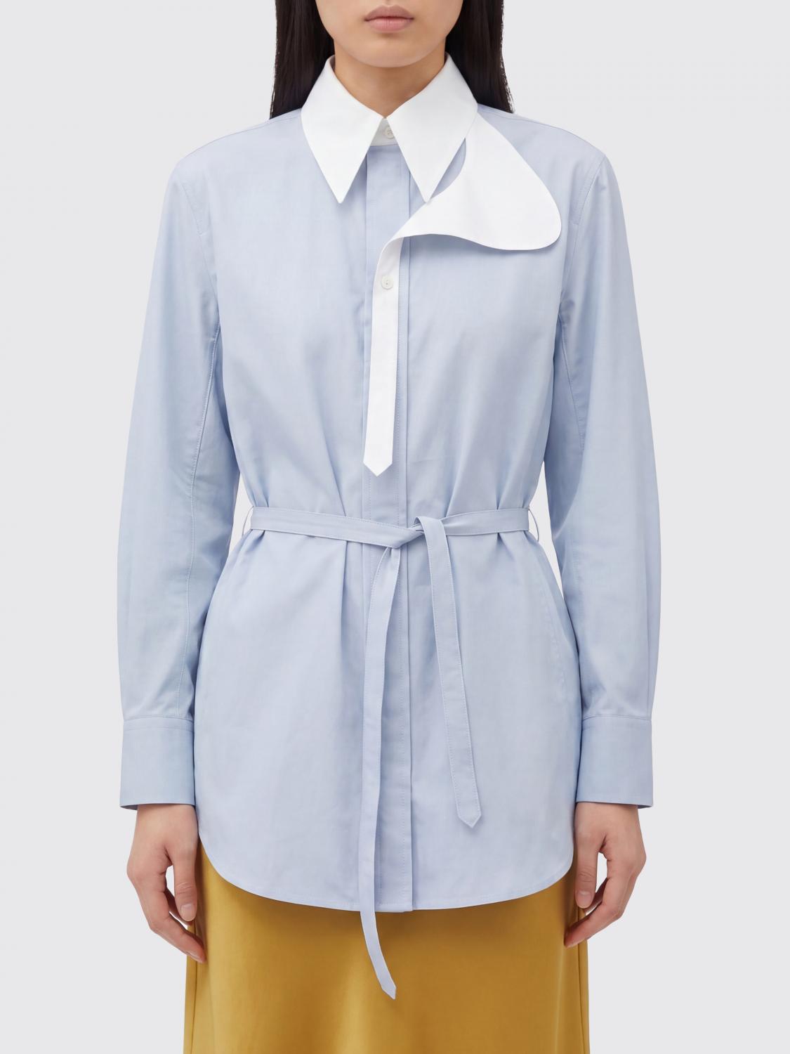 Bottega Veneta Shirt Woman Blue BOTTEGA VENETA