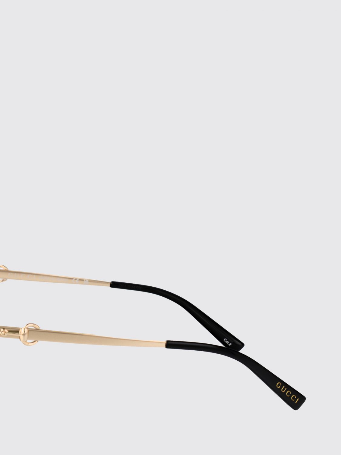Gucci Sunglasses Woman Gold GUCCI