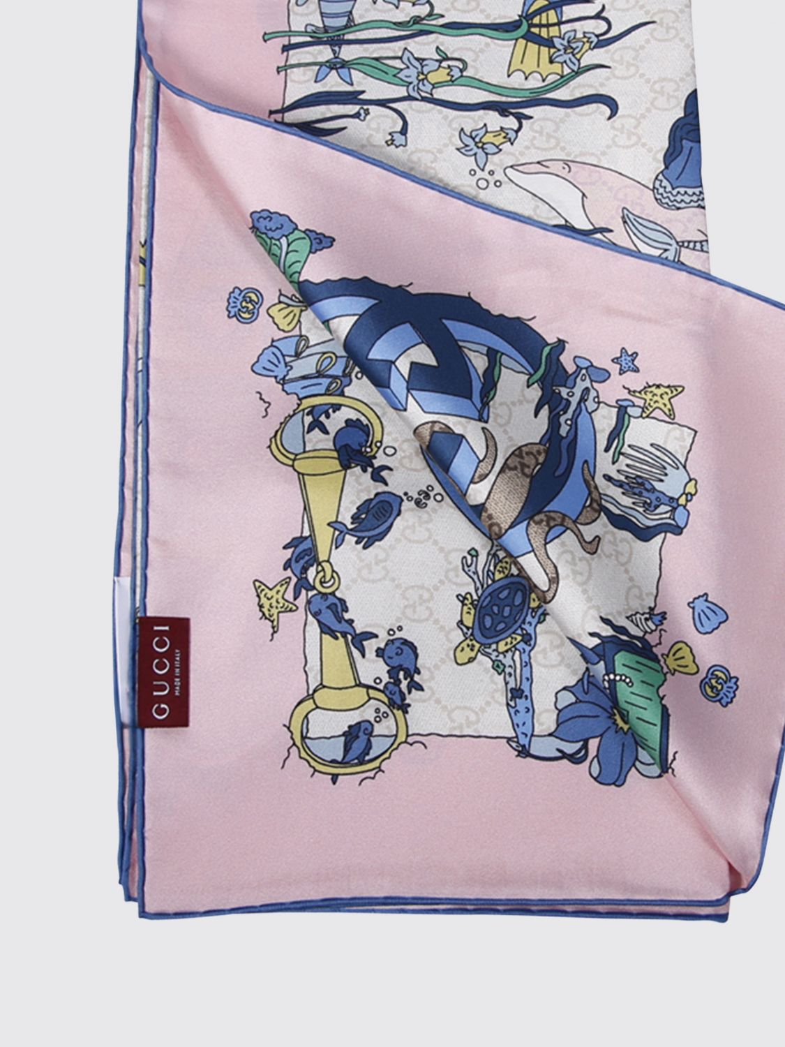 Gucci Neck Scarf Woman Blush Pink GUCCI